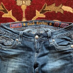 Rock Revival Women's Dark Blue Boot Cut Jeans